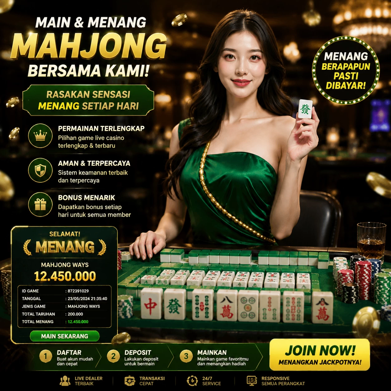 Yang berubah di 888fw: bookmark, e-wallet, turnover